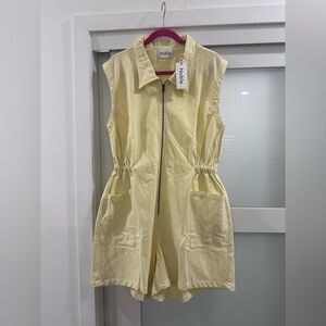 Noble Utility Tank Suit in Butter